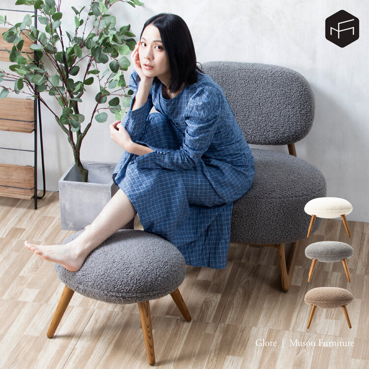 楽天市場】Glore スツール オットマン 北欧 おしゃれ フットレスト