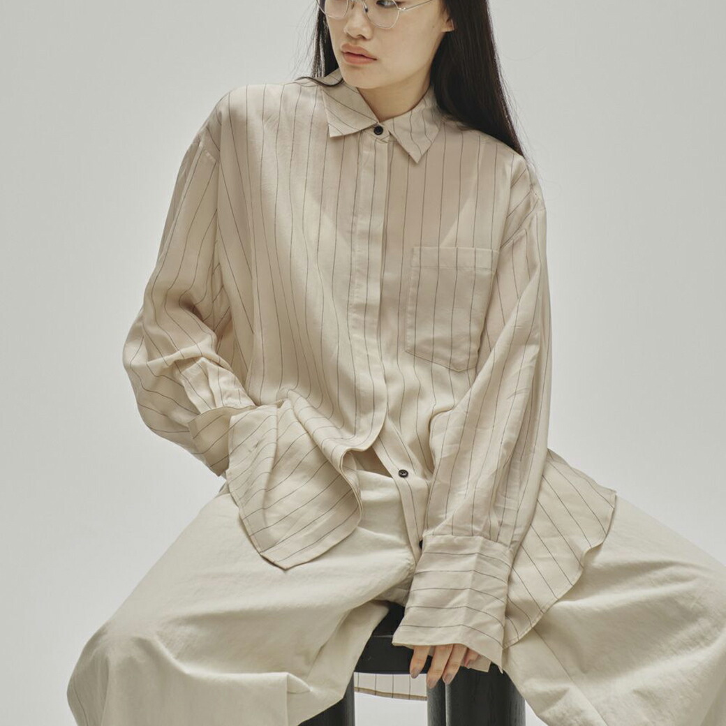 楽天市場】TODAYFUL トゥデイフル Stripe Silky Shirts ストライプ