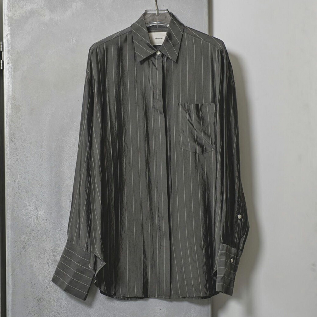 楽天市場】TODAYFUL トゥデイフル Stripe Silky Shirts ストライプ