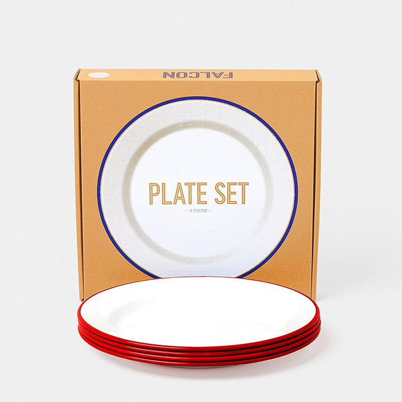 楽天市場】FALCON ファルコン ホーロー PLATE SET プレートセット 4枚