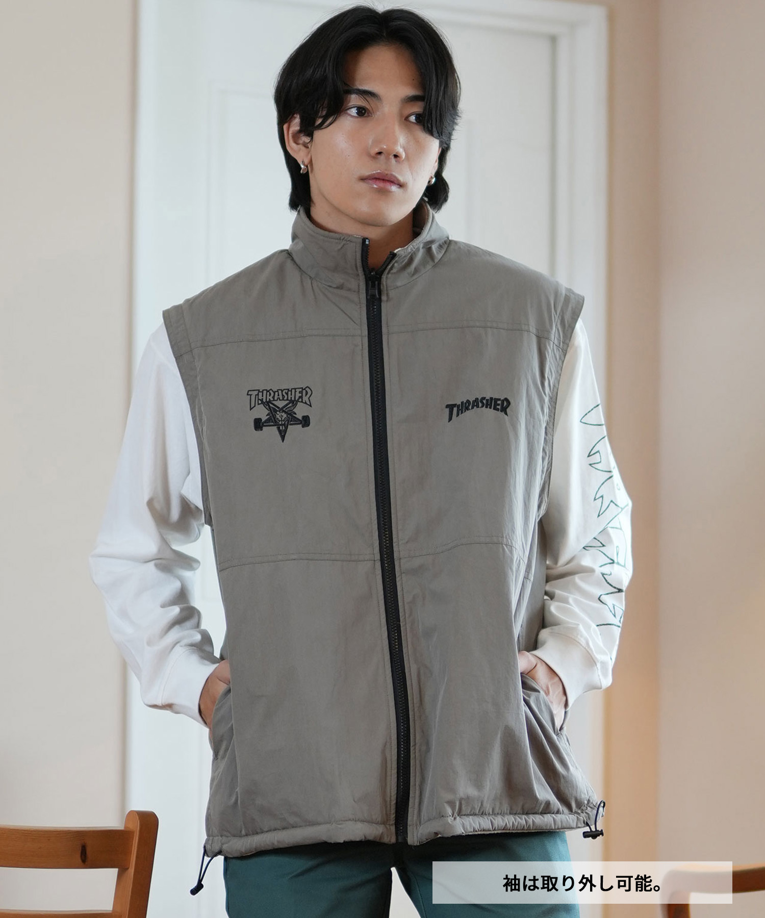 楽天市場】THRASHER スラッシャー アウター メンズ 4WAY ジャケット