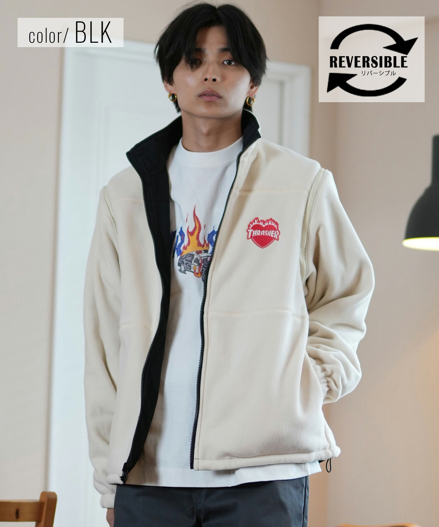 楽天市場】THRASHER スラッシャー アウター メンズ 4WAY ジャケット