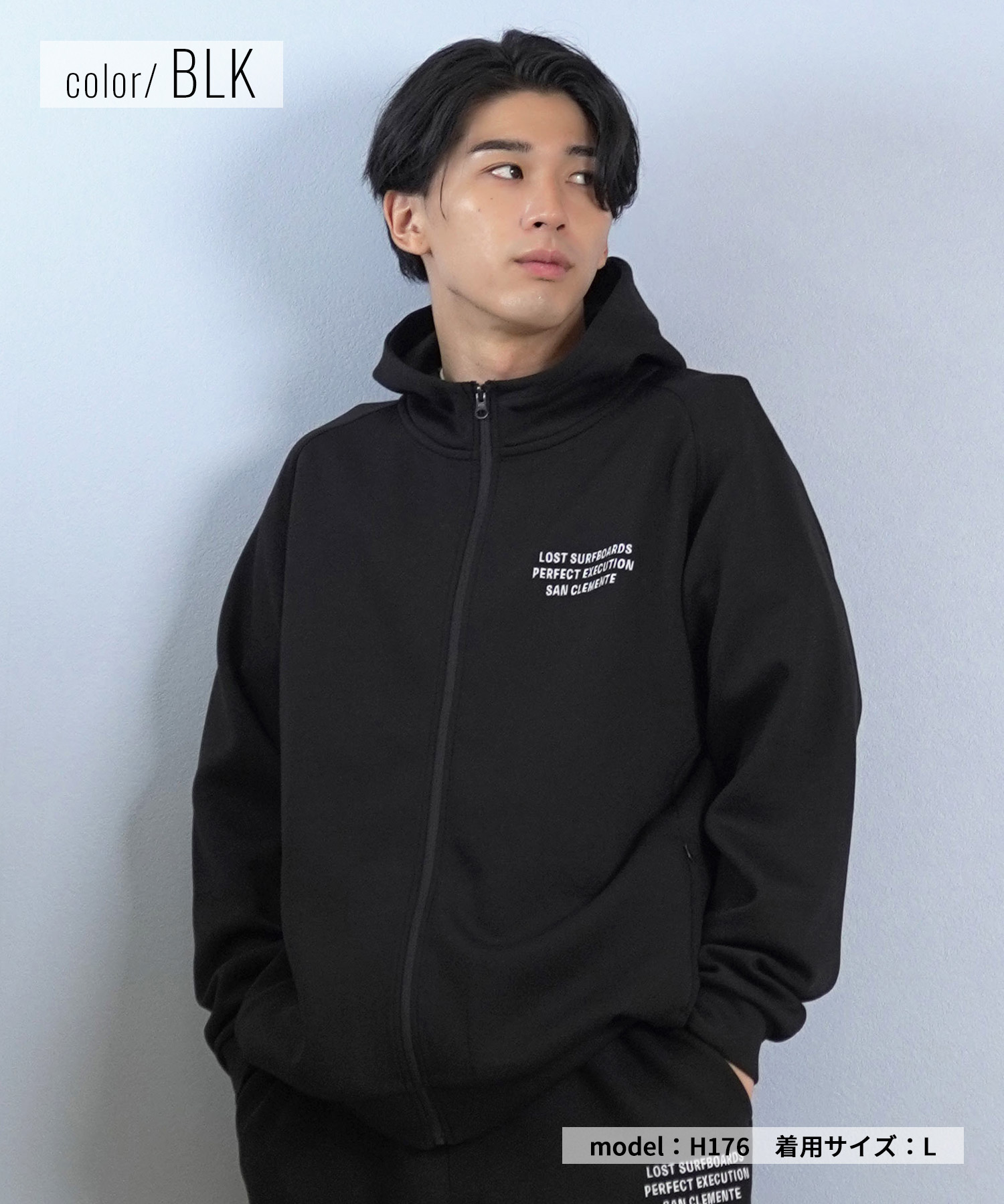 楽天市場】LOST ロスト ジップアップ パーカー メンズ スウェット