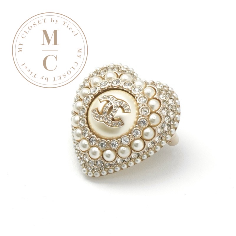 楽天市場】シャネル ハート ブローチの通販