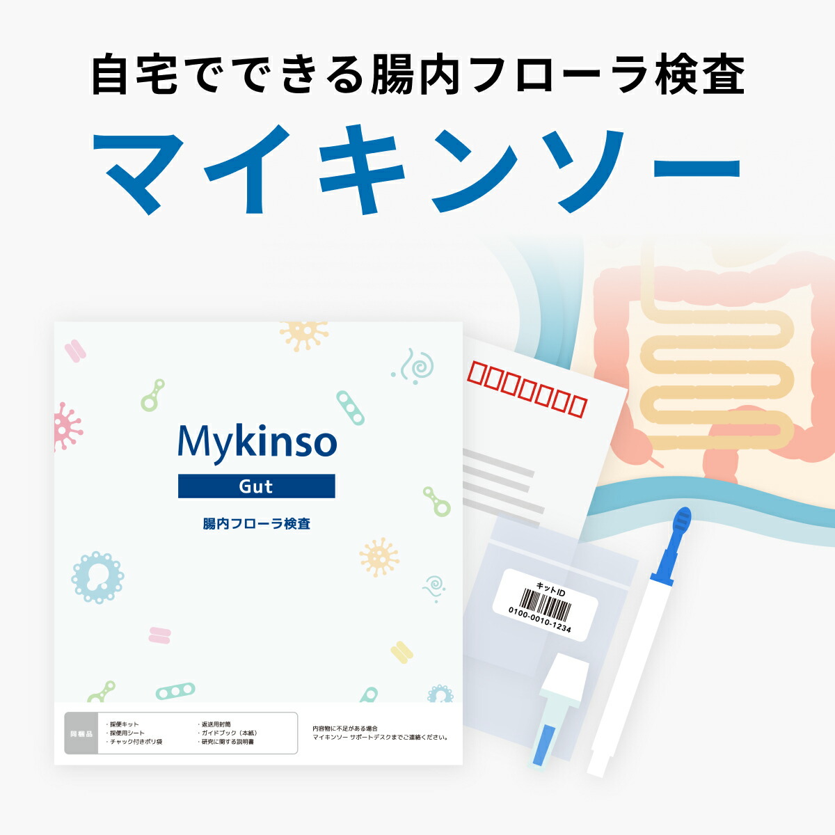 楽天市場】【公式】腸内フローラ検査「マイキンソー（Mykinso）」 自宅