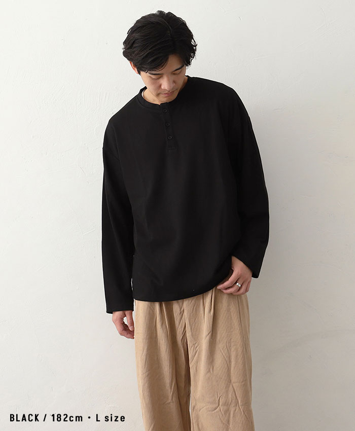 楽天市場】myrth｜ヘンリーネック ニットソー ニット トップス メンズ