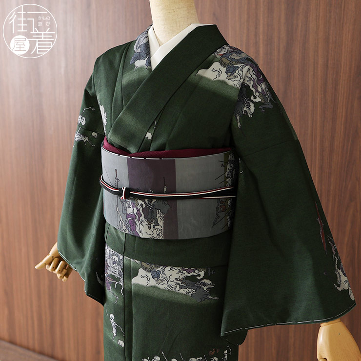 楽天市場】＼WeekendSale開催中!／[撫松庵 洗える着物] 東レセオα 袷