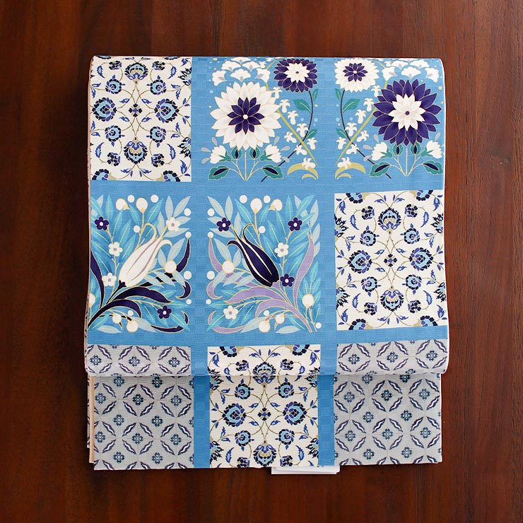 楽天市場】＼WeekendSale開催中!／[正絹 名古屋帯] 召しませ花 一重