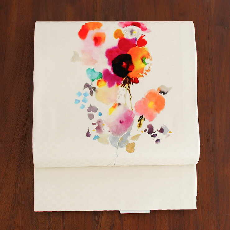 楽天市場】＼WeekendSale開催中!／[召しませ花 名古屋帯] 染め 京袋帯