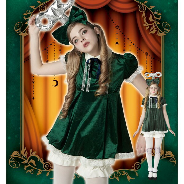 楽天市場】アンティークドール オリヴィアグリーン 奉仕品【お人形 に