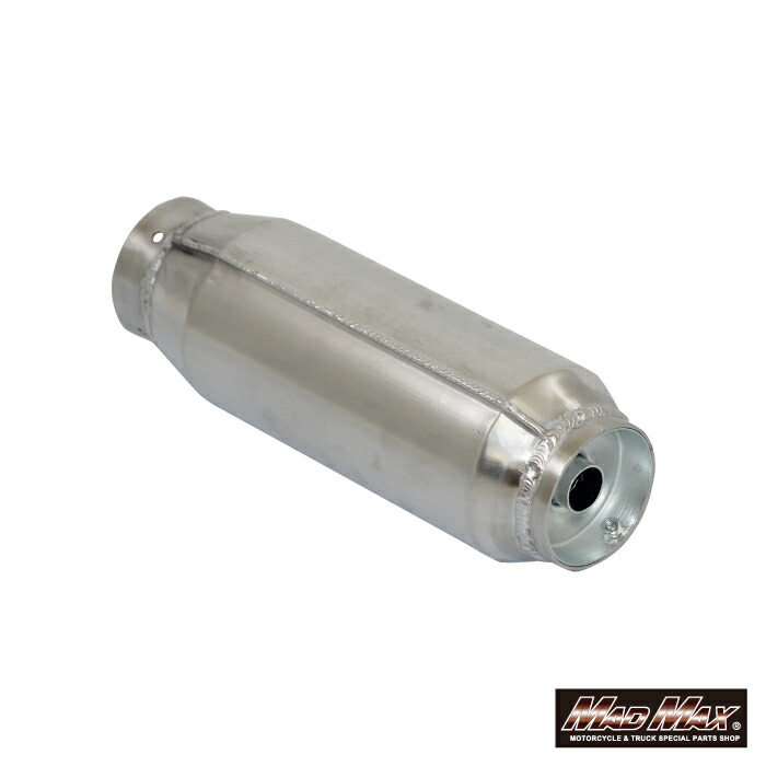 楽天市場】【送料無料!!】汎用 アルミ製 モナカ管サイレンサー 70φ