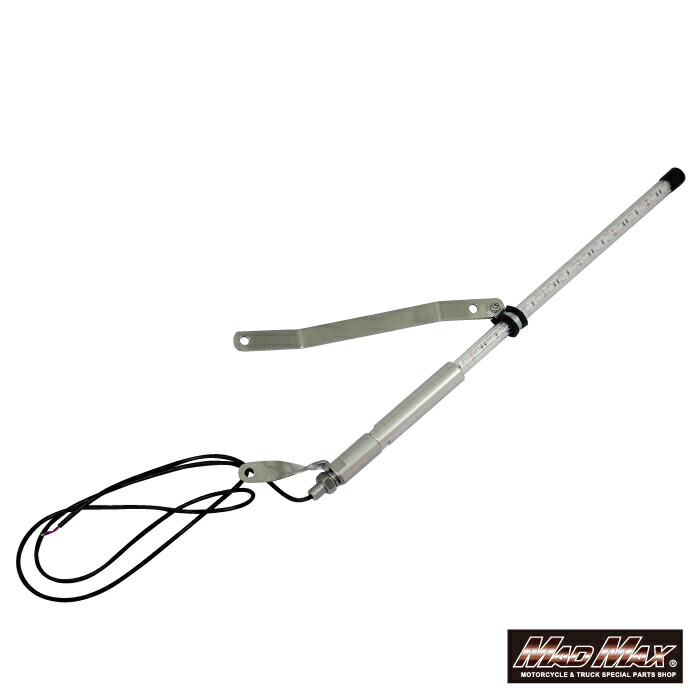 楽天市場】【送料無料!!】オートバイ用 旗棒白 LED(ホワイト・レッド