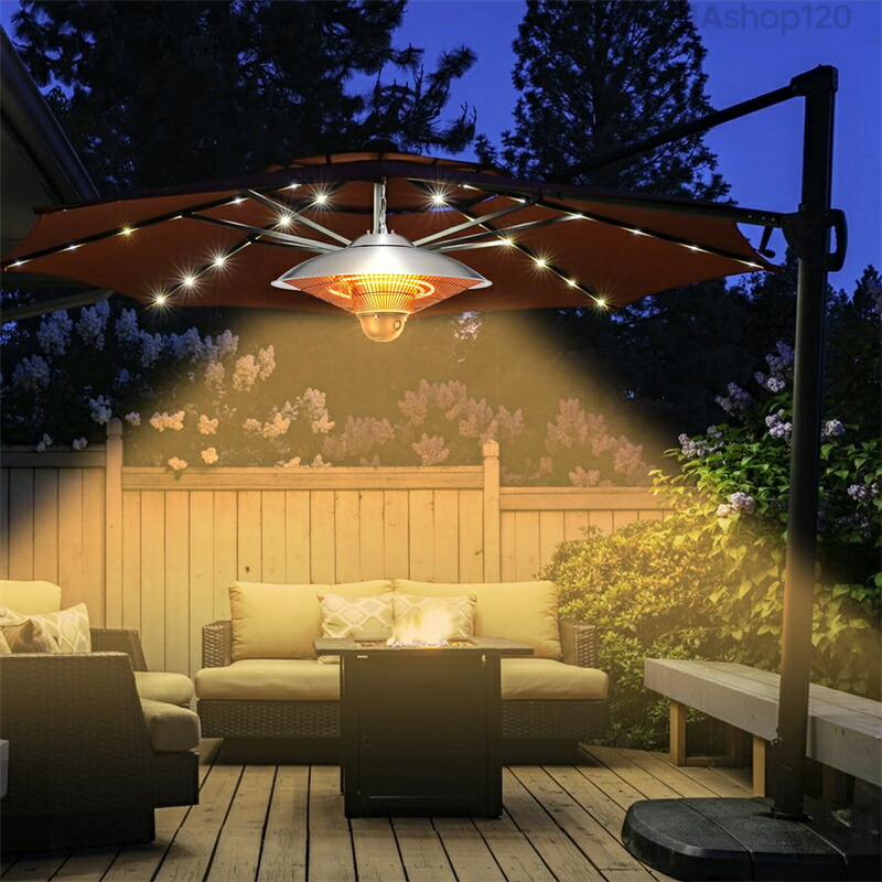 楽天市場】【☆一年保証】ハロゲンヒーター 吊り下げ式パティオ