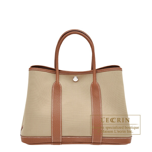 楽天市場】エルメス ガーデンパーティ30/TPM トレンチ/ゴールド トワル