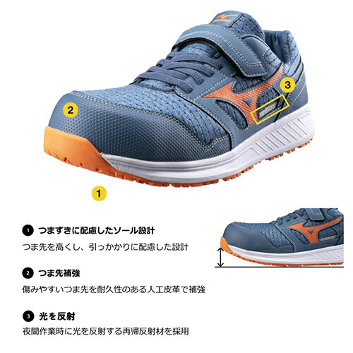 楽天市場】安全靴 ミズノ MIZUNO ALMIGHTY EU33L オールマイティ 2023