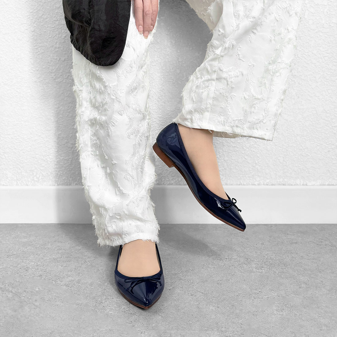 楽天市場】美脚フラットシューズ 足が痛くない（なりにくい）1.0cm