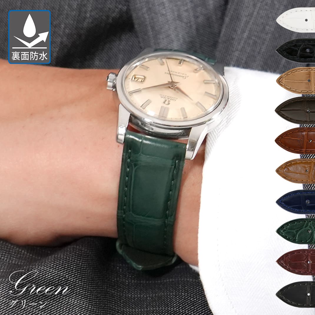 楽天市場】時計ベルト 20mm 時計 ベルト 19mm アリゲーター 裏ラバー