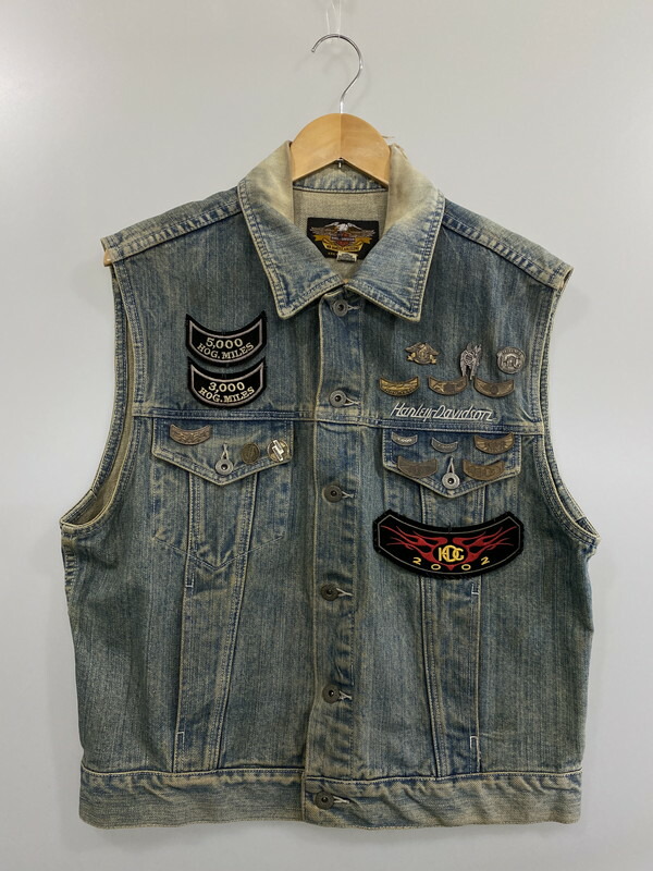 楽天市場】【中古】【メンズ】 HARLEY DAVIDSON CUSTOM DENIM VEST