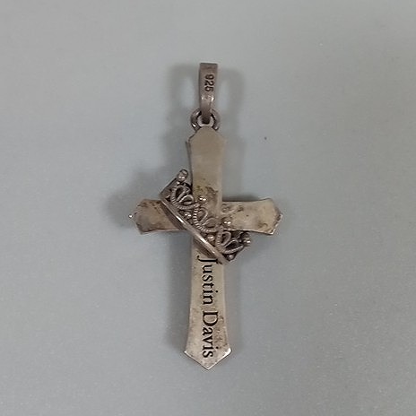 楽天市場】Justin Davis ジャスティンデイビス CROSS with CROWN STONE