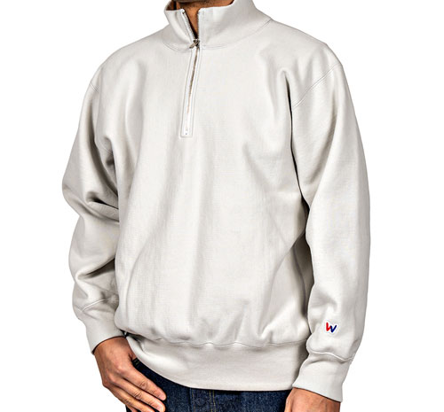 楽天市場】ワーカーズ WORKERS Trico Tag Sweat, Half Zip, リバース