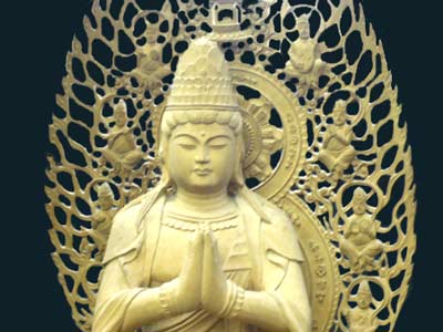 楽天市場】木彫 仏像 普賢菩薩 座像 全高約41cm 彫刻 仏教美術 工芸品