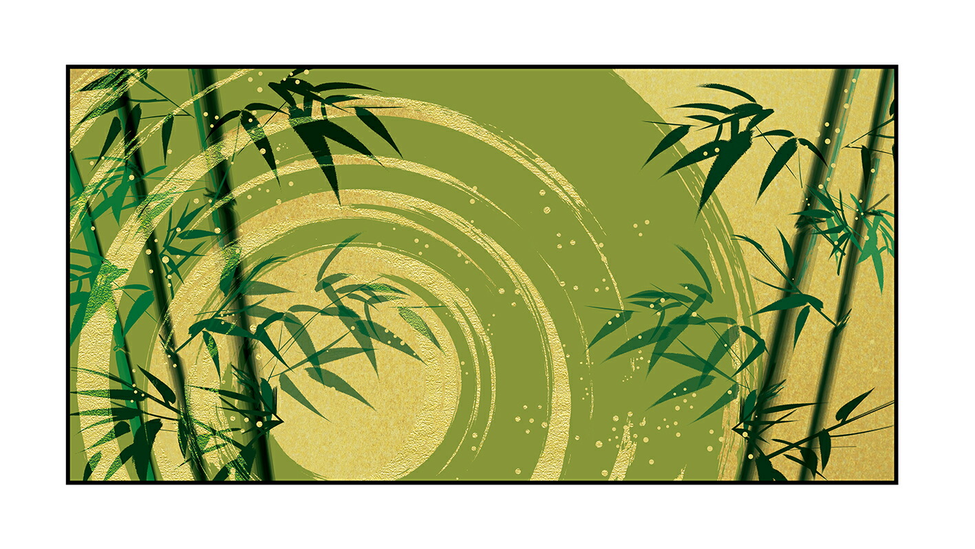 楽天市場】軽量デザイン屏風 6尺6曲 竹 (特殊ボード・出力紙)【送料
