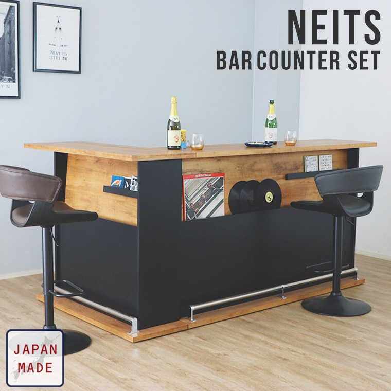 楽天市場】バーカウンター L字 カウンターテーブル セット 間仕切り