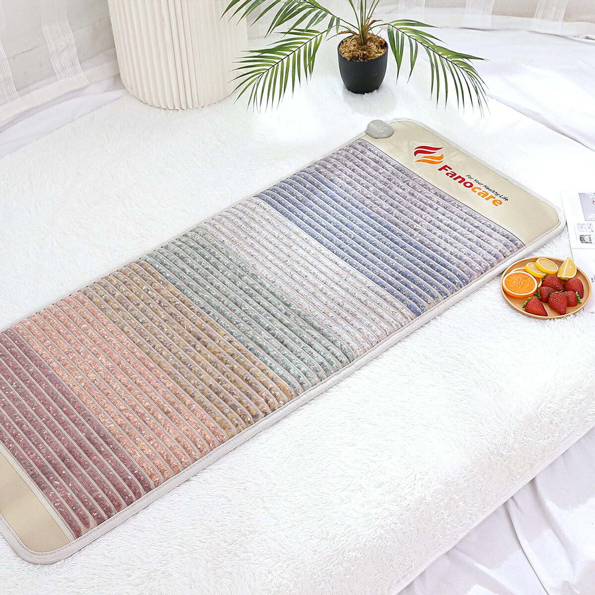 楽天市場】Fanocare 温熱バイオマット(60×150cm) 7種類の天然石