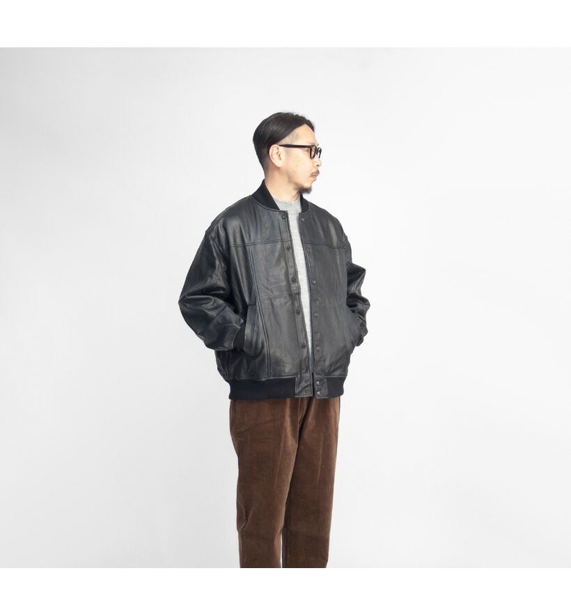 楽天市場】YOUSED ユーズド オールレザースタジアムジャンパー