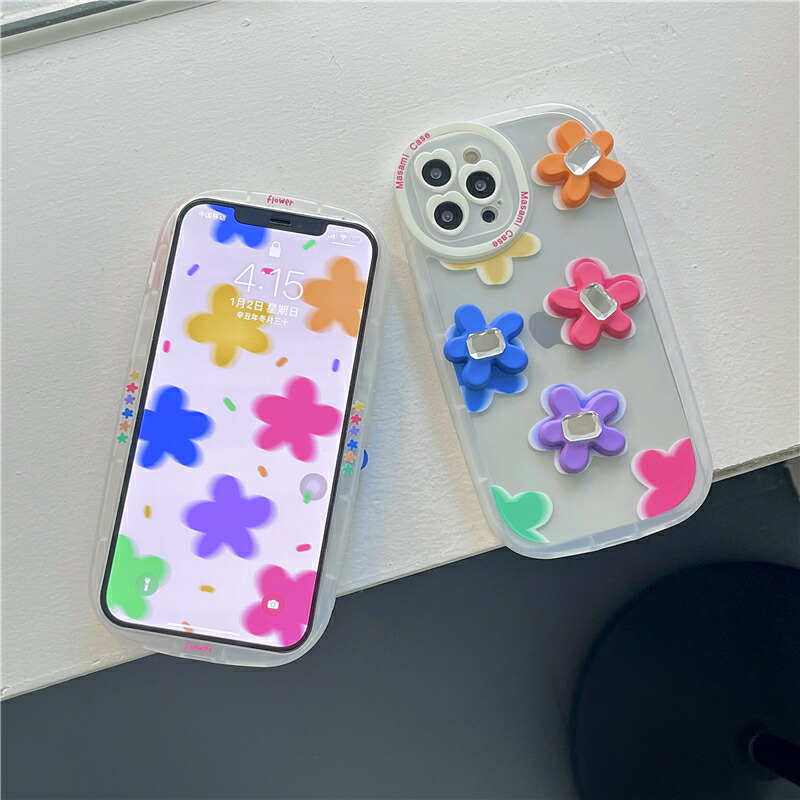 楽天市場】送料無料 iPhone13 ケース 互換品 花 flower はな ハナ