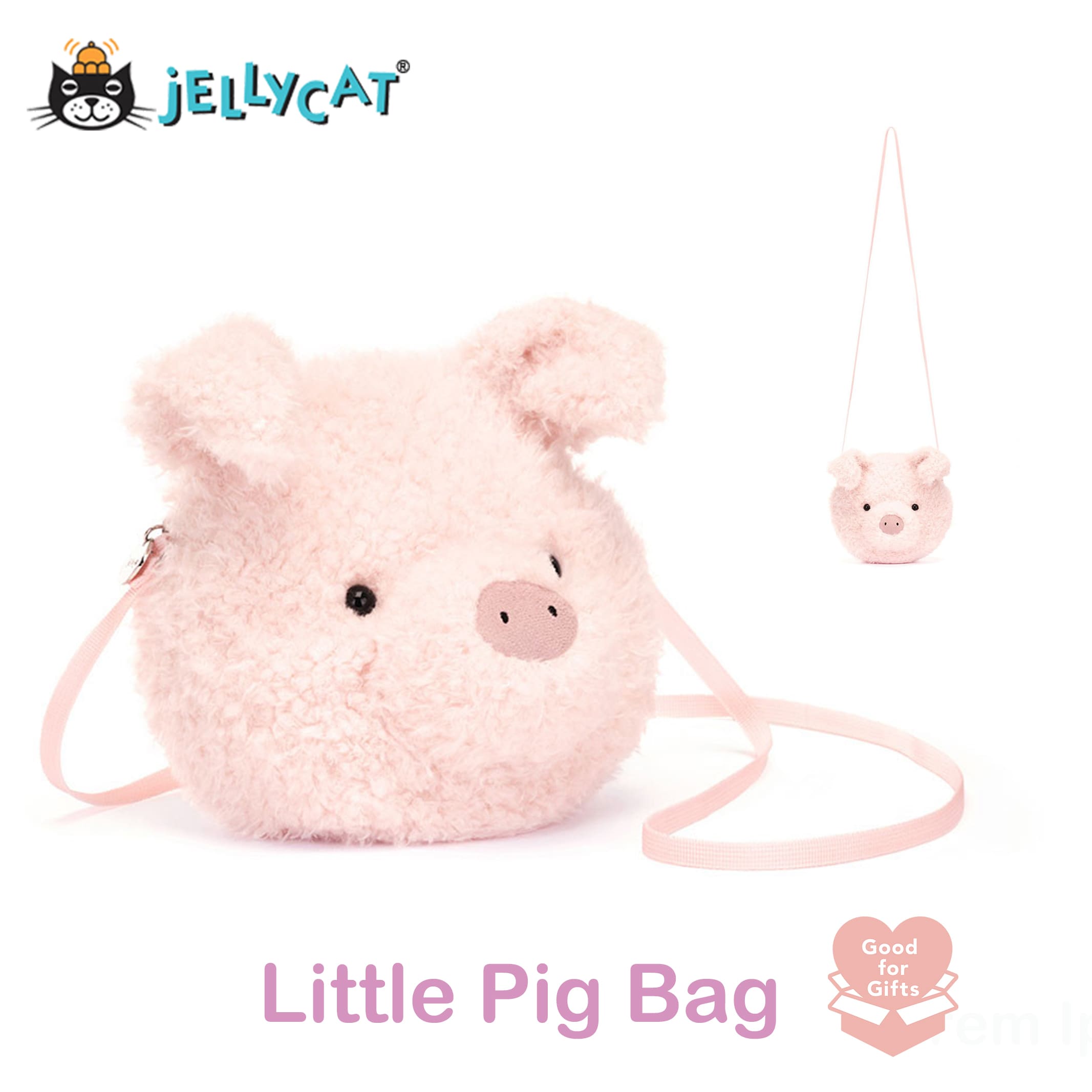 楽天市場】jellycat ジェリーキャット amuseable pig bag ぶた こぶた