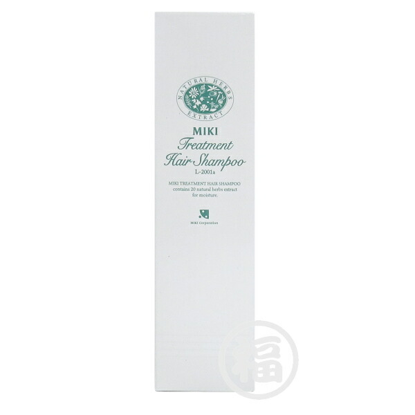 楽天市場】ミキ トリートメント ヘア シャンプー L-2001a 300ml : まる福堂
