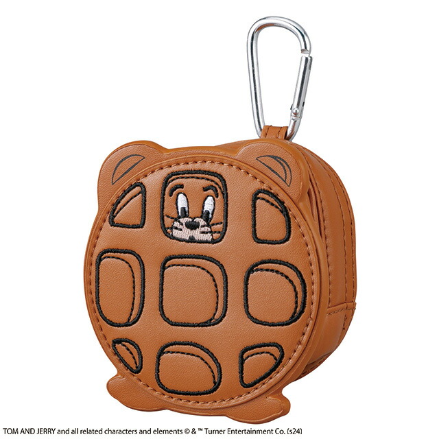 楽天市場】トムとジェリー ワッフルジェリー コンパクトポーチ レザー