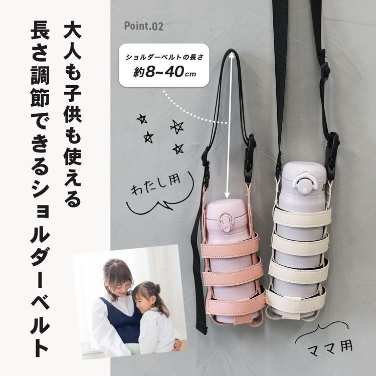 楽天市場】名入れ対応 ボトルホルダー 水筒 ショルダー 水筒カバー