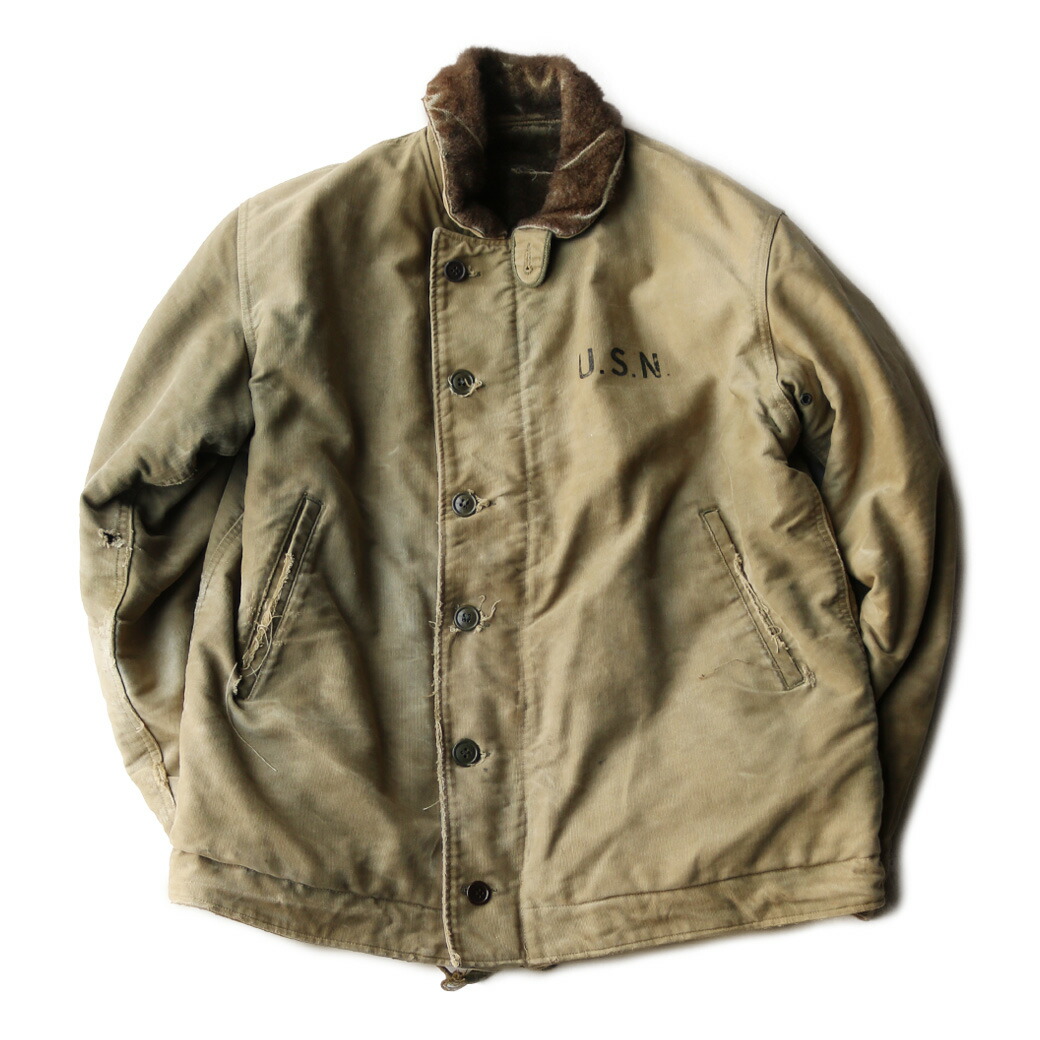 楽天市場】40年代 US NAVY N-1 デッキジャケット | メンズ古着