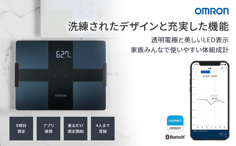 楽天市場】オムロン 体重体組成計 KRD-508T omron 体重計 体組成計