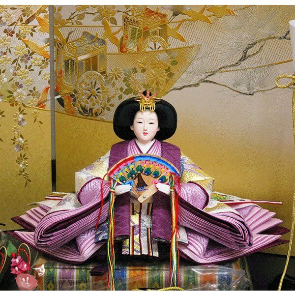 楽天市場】雛人形 親王飾り 平安道翠 舞雛 金彩京友禅 衣裳着 高級