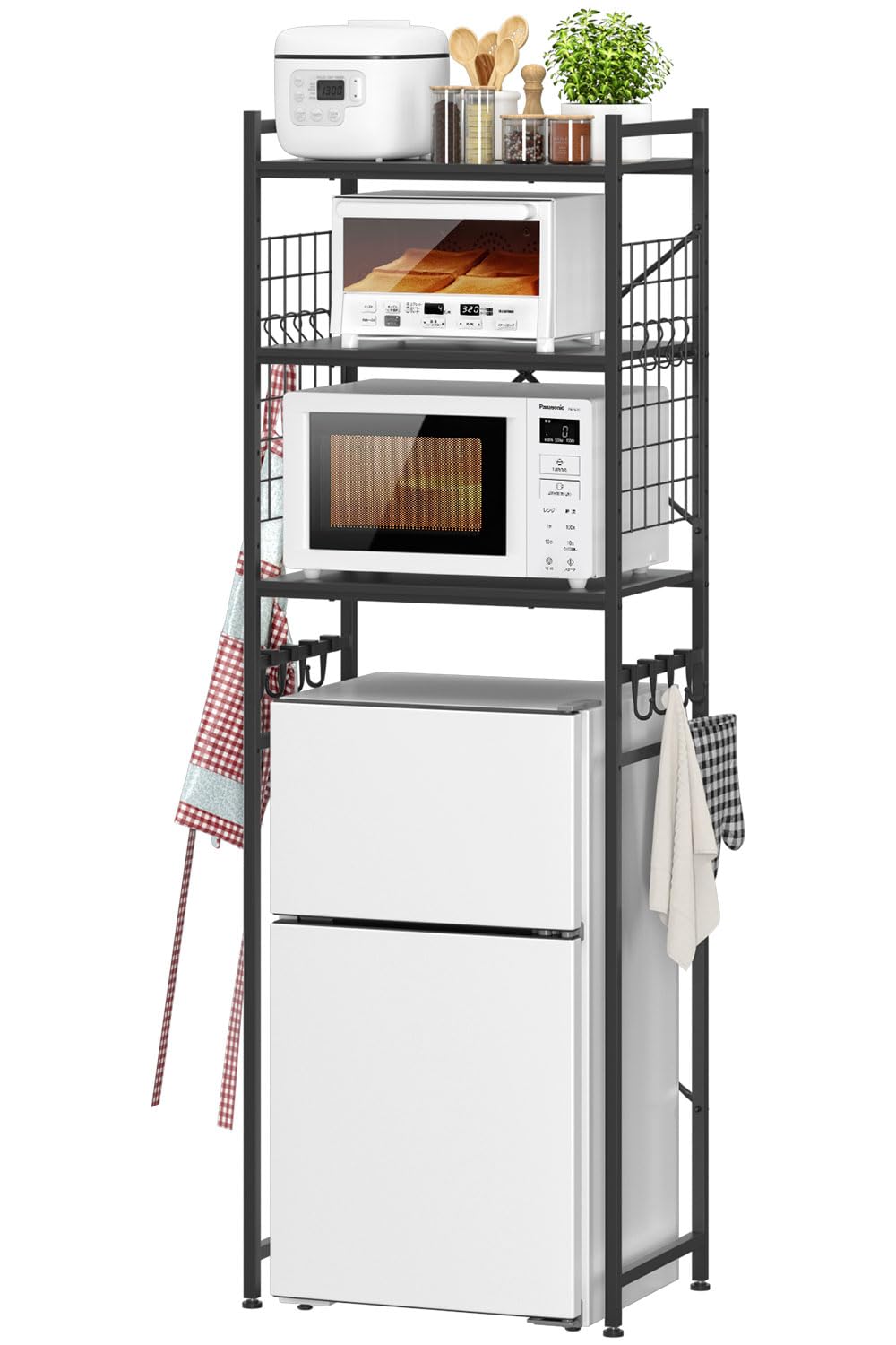 楽天市場】UTIMIU 冷蔵庫ラック 3段 レンジラック 幅60×奥行40×高さ