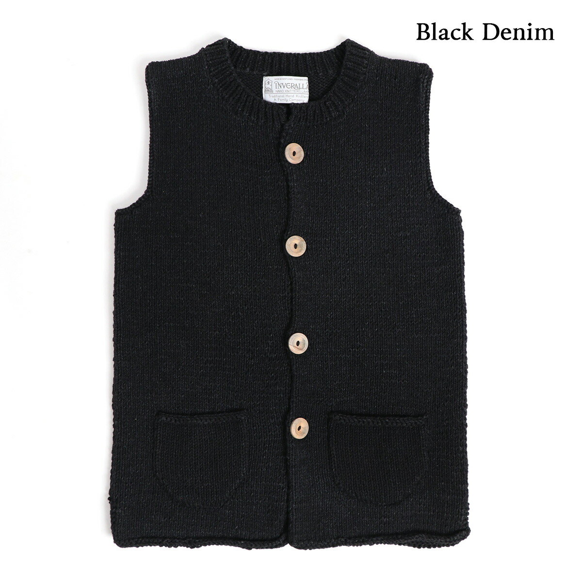 楽天市場】INVERALLAN インバーアラン ベスト コットンニットベスト