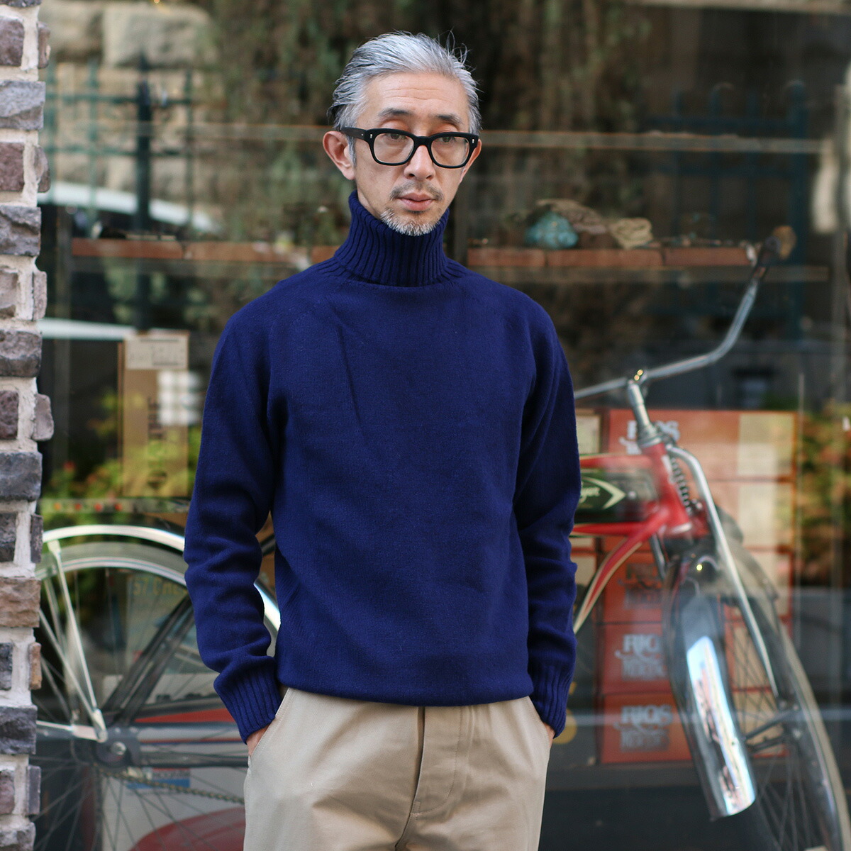 楽天市場】INVERALLAN ジーロンラムズウール タートルネックセーター