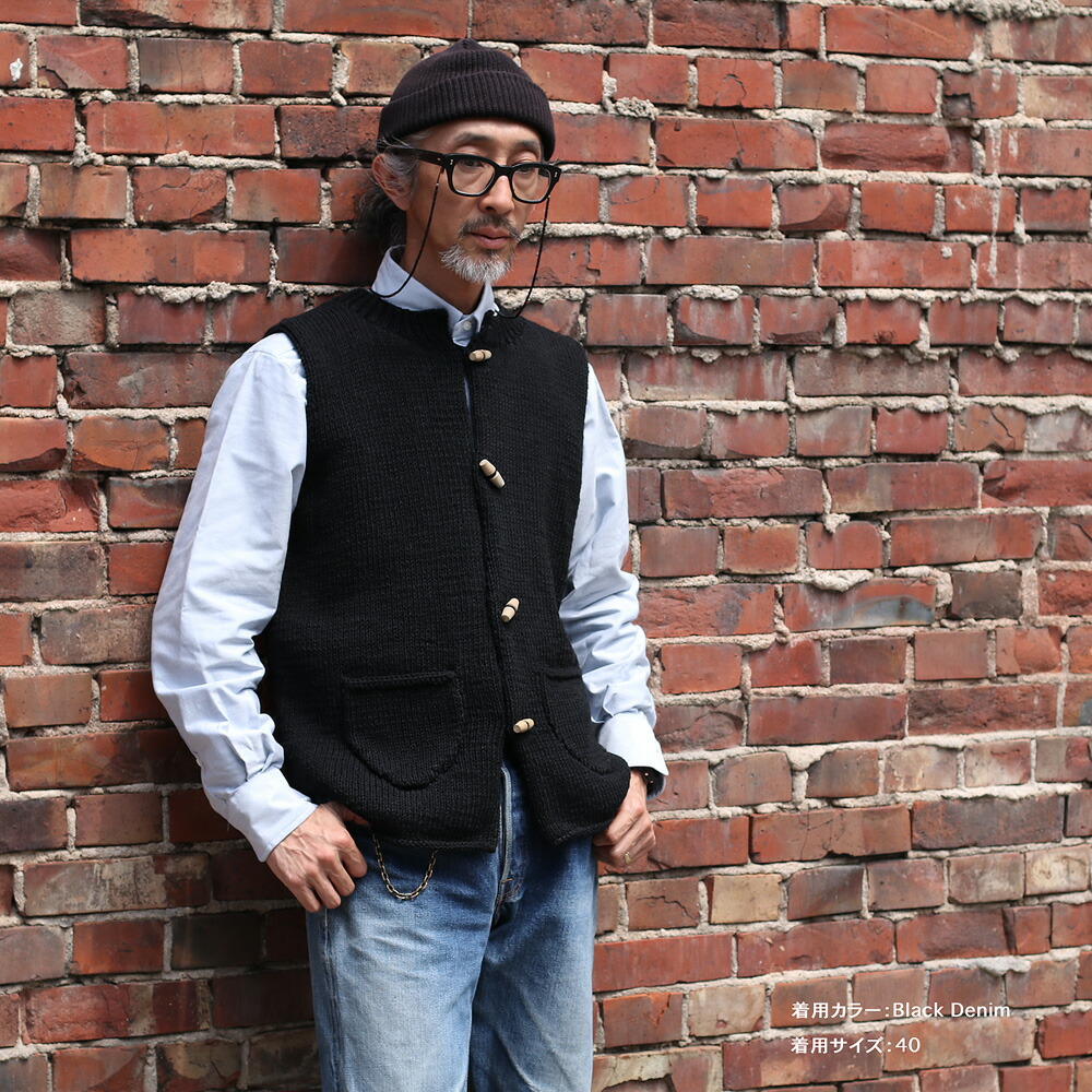 楽天市場】INVERALLAN インバーアラン デニムヤーン ハンドニット