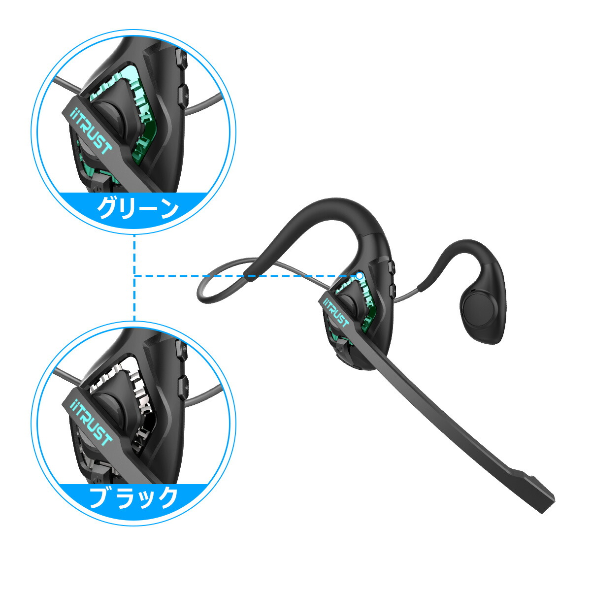 楽天市場】ワイヤレスイヤホンマイク付き bluetooth イヤホン即納