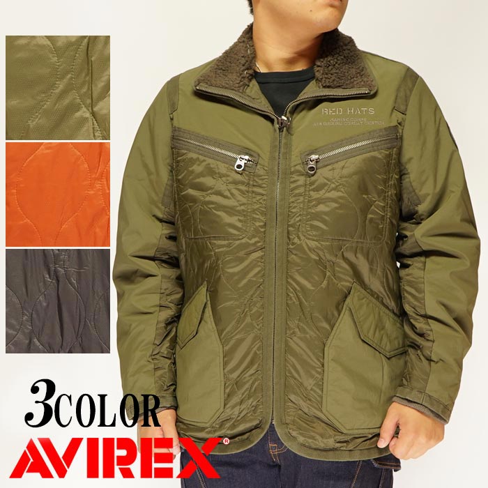 楽天市場】AVIREX アヴィレックス キルトアーミー ジャケット アウター