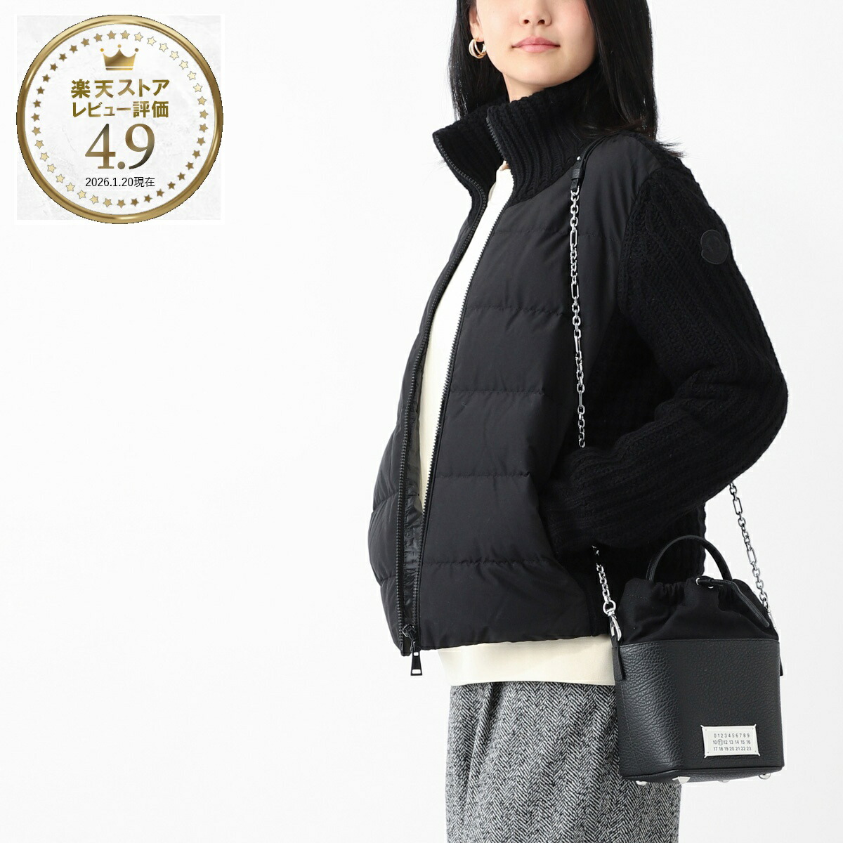 楽天市場】モンクレール MONCLER ダウン切り替え ジップアップ