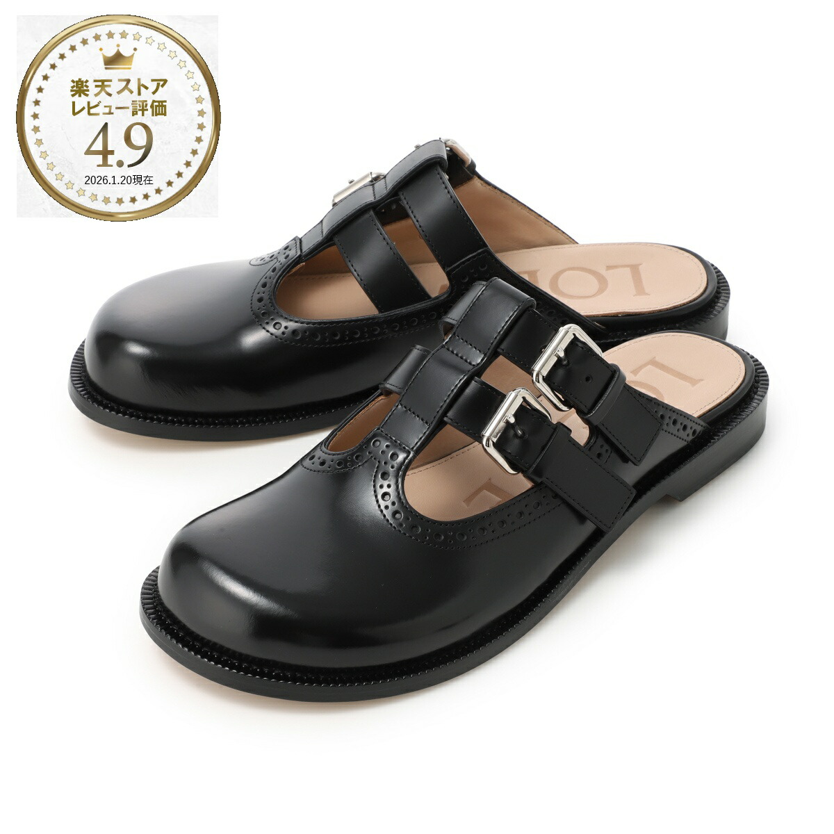 楽天市場】ロエベ LOEWE ミュール ブラック レディース 大きいサイズ