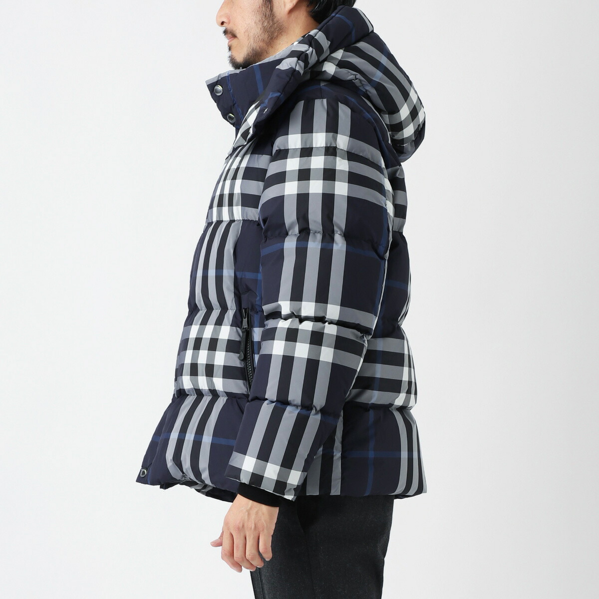 楽天市場】バーバリー BURBERRY ダウンジャケット ブルー メンズ