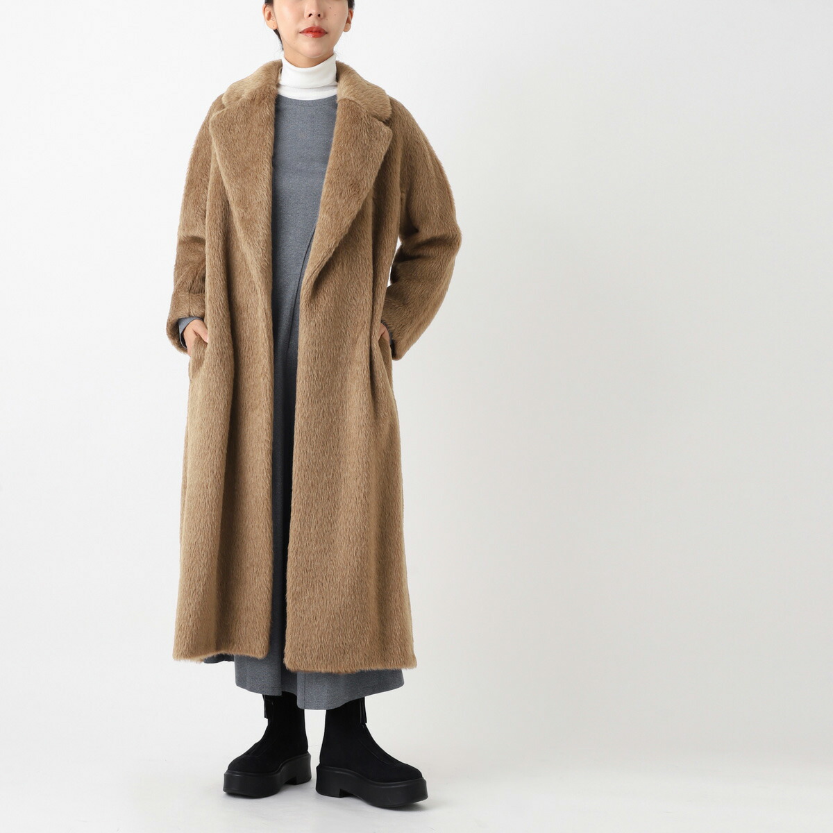 楽天市場】エスマックスマーラ S Max Mara ロングコート ブラウン