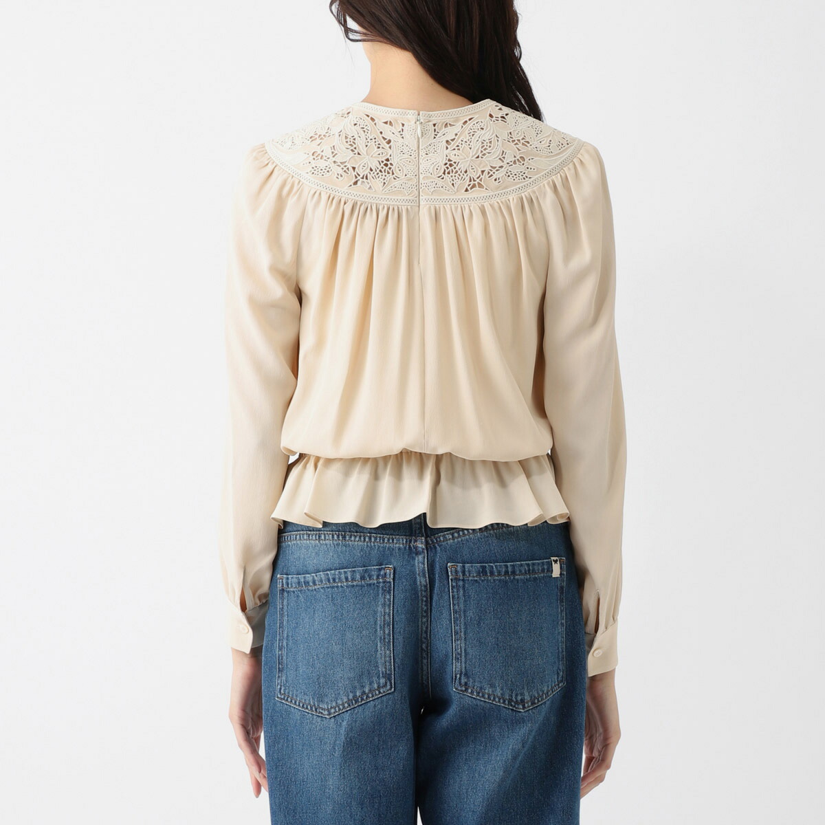 楽天市場】セリーヌ CELINE ブラウス ベージュ レディース 2b930 008d