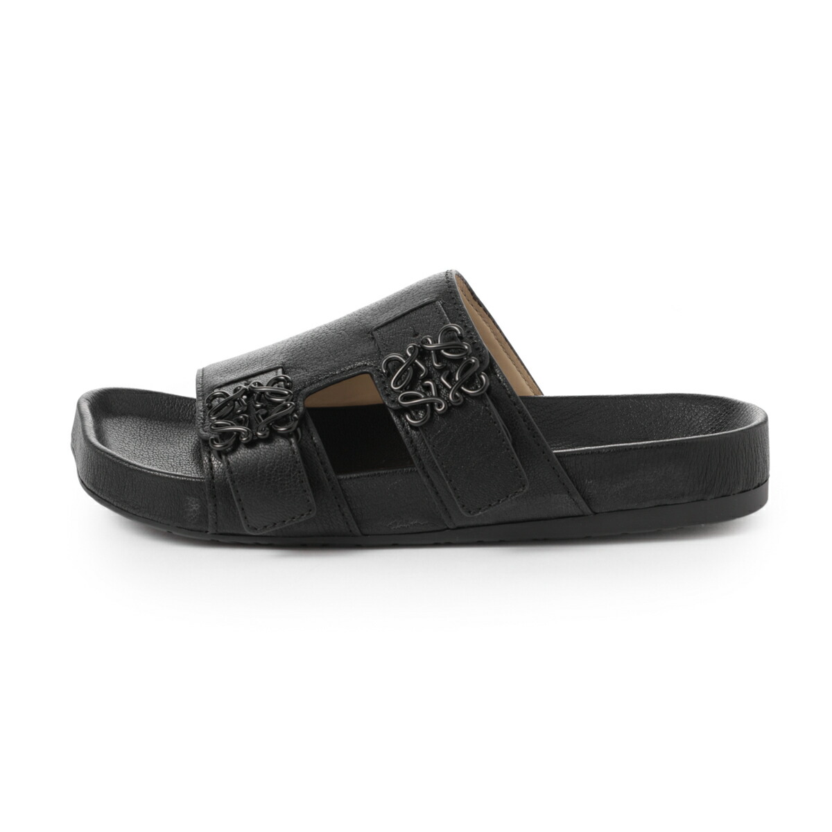 楽天市場】ロエベ LOEWE スライドサンダル ブラック レディース