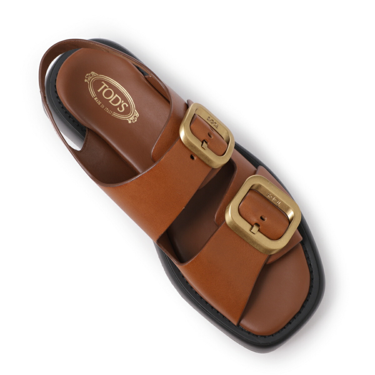 楽天市場】トッズ TODS サンダル ブラウン レディース